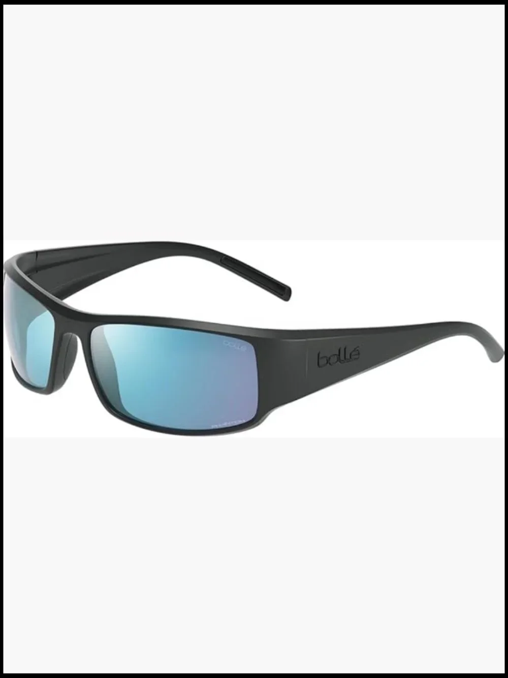 King Polarized Sunglasses – Full Frame Rectangular with Hydrophilic Grips